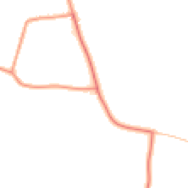 Daytime road noise heatmap for DN6 0DJ