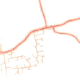 Daytime road noise heatmap for DN6 0EJ