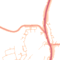 Daytime road noise heatmap for DN6 0FF