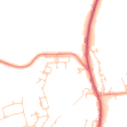 Daytime road noise heatmap for DN6 0FJ