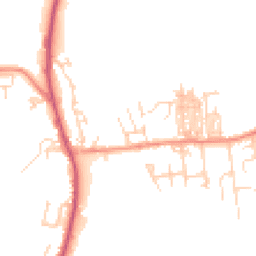 Daytime road noise heatmap for DN6 0JQ