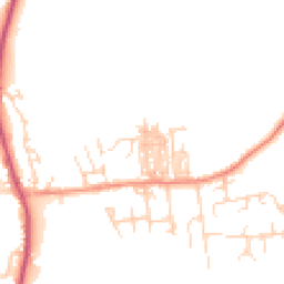 Daytime road noise heatmap for DN6 0LR