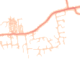 Daytime road noise heatmap for DN6 0NP