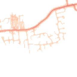 Daytime road noise heatmap for DN6 0NR