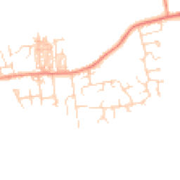 Daytime road noise heatmap for DN6 0NS