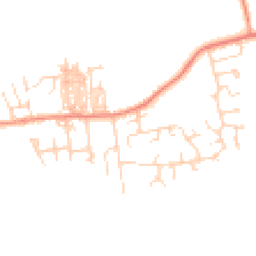 Daytime road noise heatmap for DN6 0NT