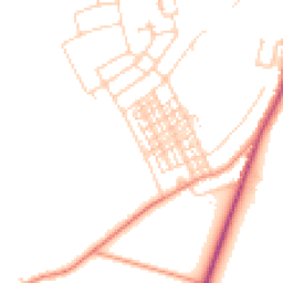 Daytime road noise heatmap for DN6 0PY