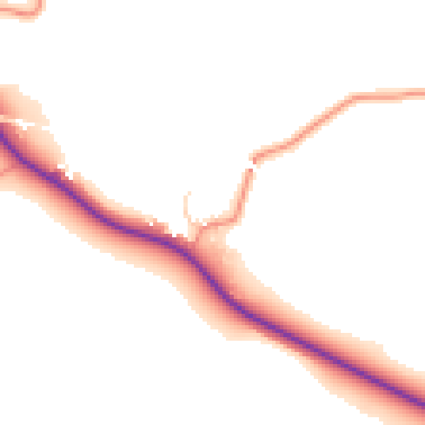 Daytime road noise heatmap for DN6 7ES