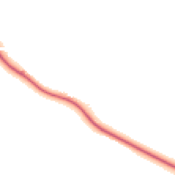 Night-time road noise heatmap for DN6 7ES