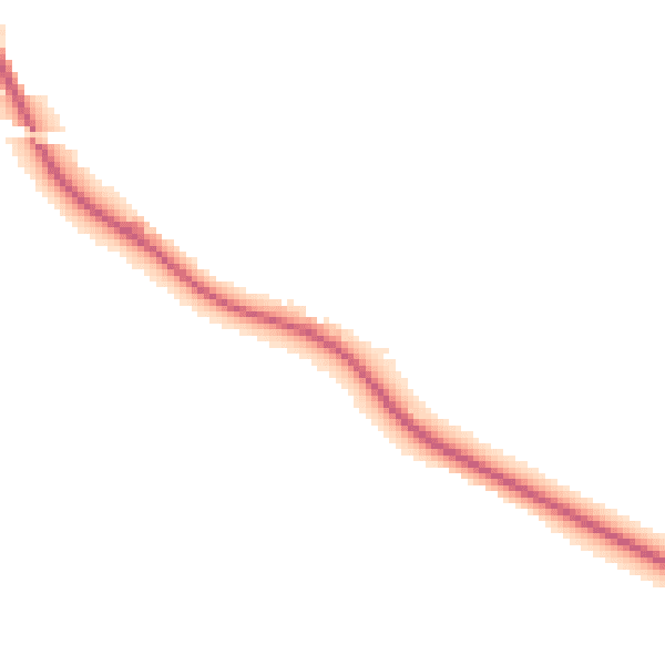 Night-time road noise heatmap for DN6 7EU