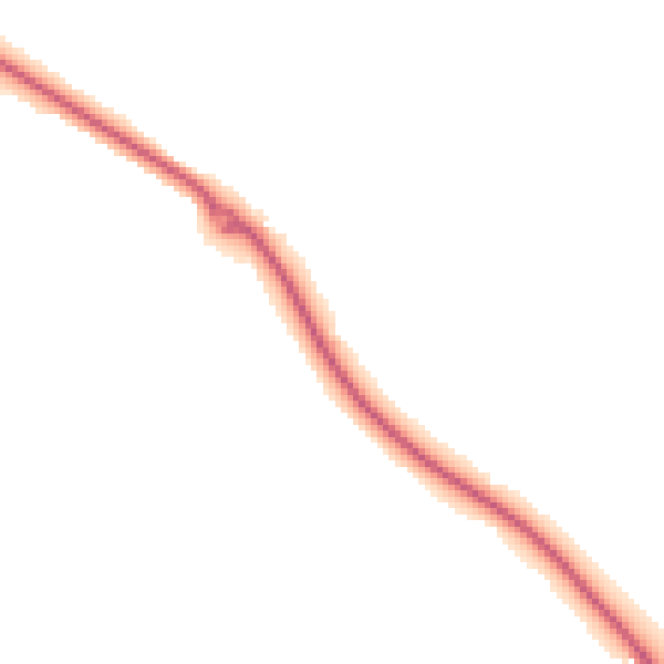 Night-time road noise heatmap for DN6 7EW
