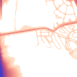 Daytime road noise heatmap for DN6 7FF