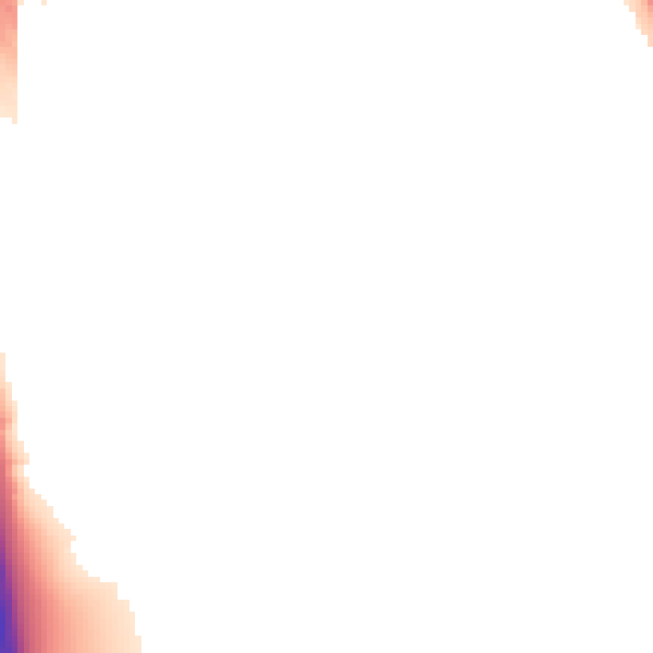 Night-time road noise heatmap for DN6 7FF