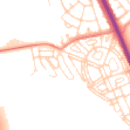 Daytime road noise heatmap for DN6 7FN