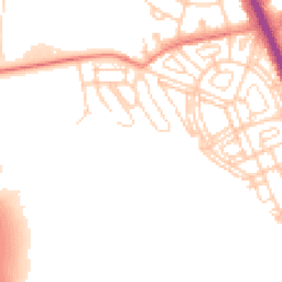 Daytime road noise heatmap for DN6 7FS