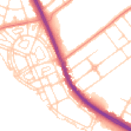 Daytime road noise heatmap for DN6 7HN