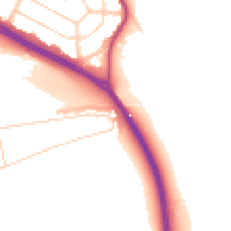 Daytime road noise heatmap for DN6 7HY