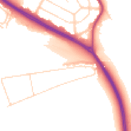 Daytime road noise heatmap for DN6 7JA