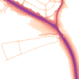 Daytime road noise heatmap for DN6 7JB