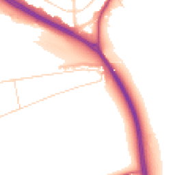 Daytime road noise heatmap for DN6 7JN