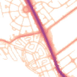 Daytime road noise heatmap for DN6 7NJ