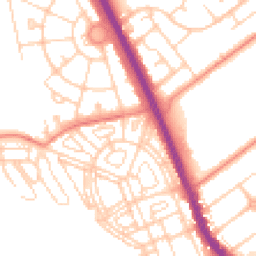 Daytime road noise heatmap for DN6 7NT