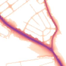 Daytime road noise heatmap for DN6 7PS