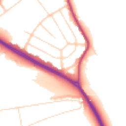 Daytime road noise heatmap for DN6 7PT