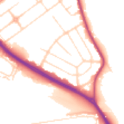 Daytime road noise heatmap for DN6 7QA
