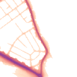 Daytime road noise heatmap for DN6 7QS