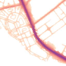 Daytime road noise heatmap for DN6 7RB