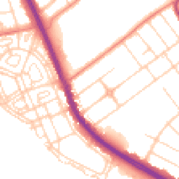 Daytime road noise heatmap for DN6 7RX