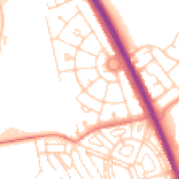 Daytime road noise heatmap for DN6 7TA