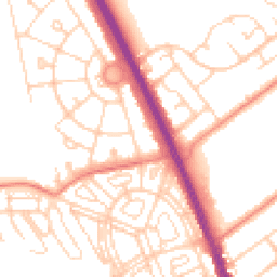 Daytime road noise heatmap for DN6 7UG