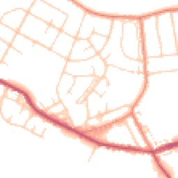 Daytime road noise heatmap for DN6 8AF