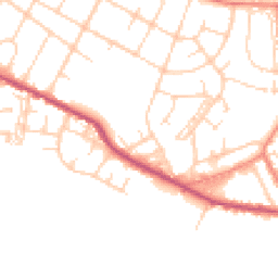 Daytime road noise heatmap for DN6 8AN