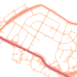 Daytime road noise heatmap for DN6 8AS