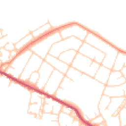 Daytime road noise heatmap for DN6 8AU