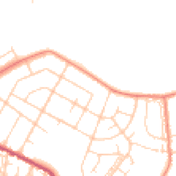 Daytime road noise heatmap for DN6 8BP