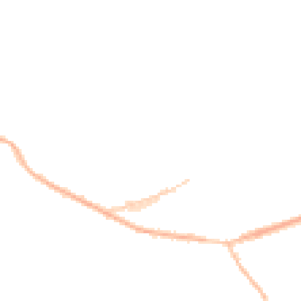 Night-time road noise heatmap for DN6 8BT