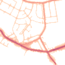 Daytime road noise heatmap for DN6 8BU
