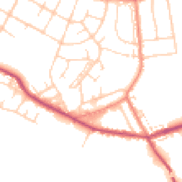 Daytime road noise heatmap for DN6 8BX