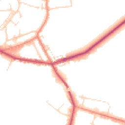 Daytime road noise heatmap for DN6 8DE