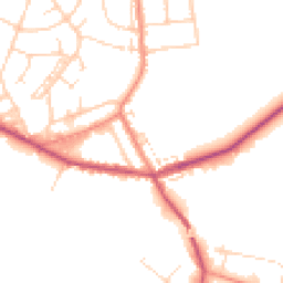 Daytime road noise heatmap for DN6 8DL
