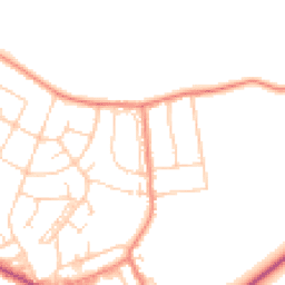 Daytime road noise heatmap for DN6 8DT