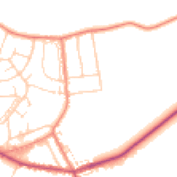 Daytime road noise heatmap for DN6 8EH