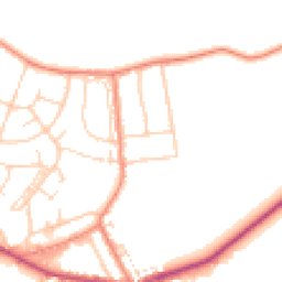 Daytime road noise heatmap for DN6 8EQ