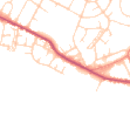 Daytime road noise heatmap for DN6 8HG