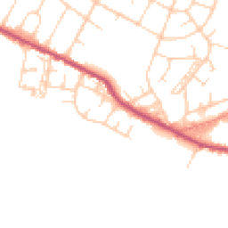 Daytime road noise heatmap for DN6 8HH