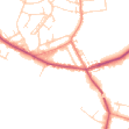 Daytime road noise heatmap for DN6 8HQ